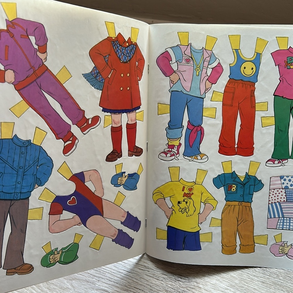 Vintage Punky Brewster Paper Dolls UNCUT 80s Girls Television Icon 1985 - Picture 6 of 9